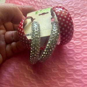 NWT 1928 Set of 2 Hooped Earrings